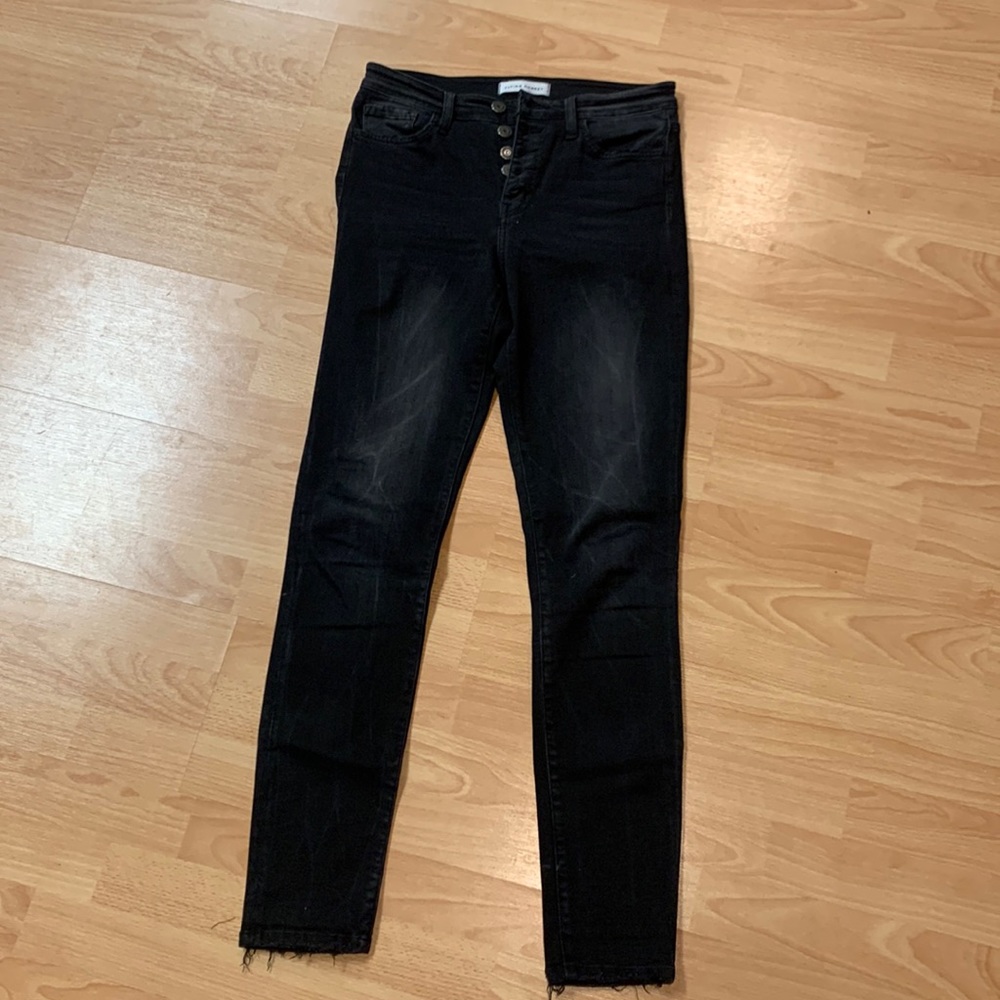 Flying Monkey Black Button Up Jeans - image 1